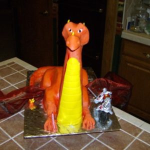 Red Dragon Cake
