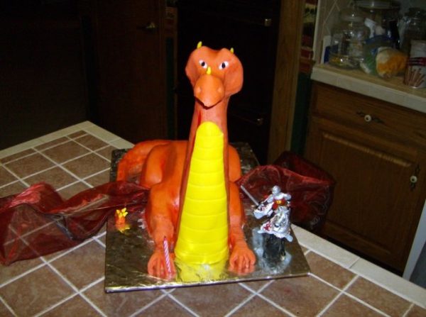 Red Dragon Cake