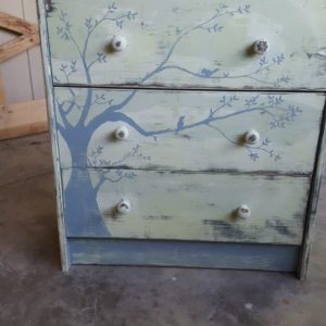 Antiqued Tree Dresser