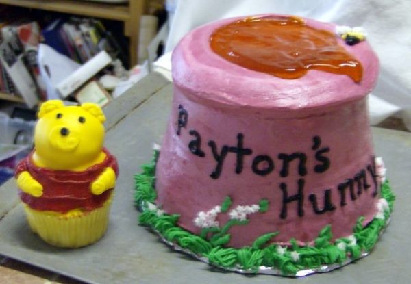 Pooh Bear + Honey Pot