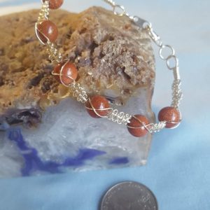 Red Sunstone Bracelet