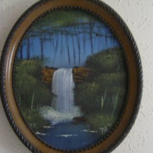 Bob Ross Style Waterfall