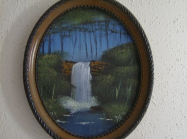 Bob Ross Style Waterfall